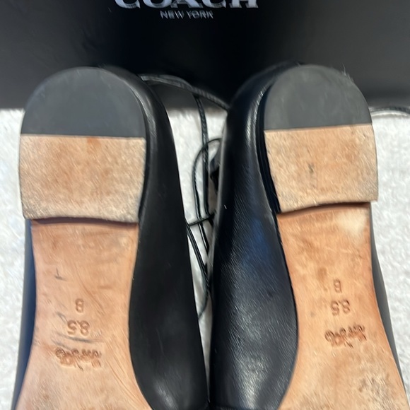 Coach Jimla flat pointed toe ankle tie up - Picture 7 of 10